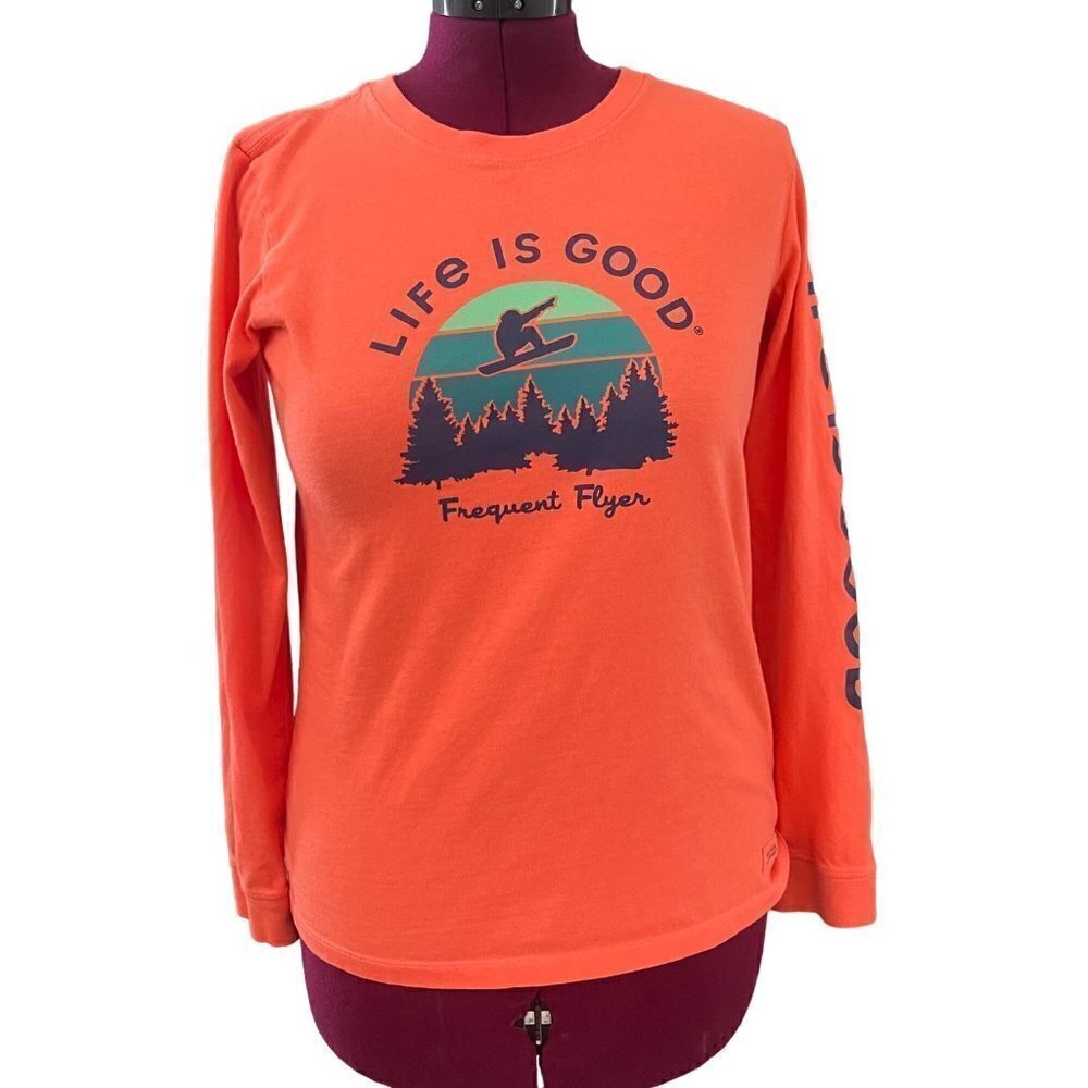 Life is Good Crusher Women's Medium Frequent Flyer